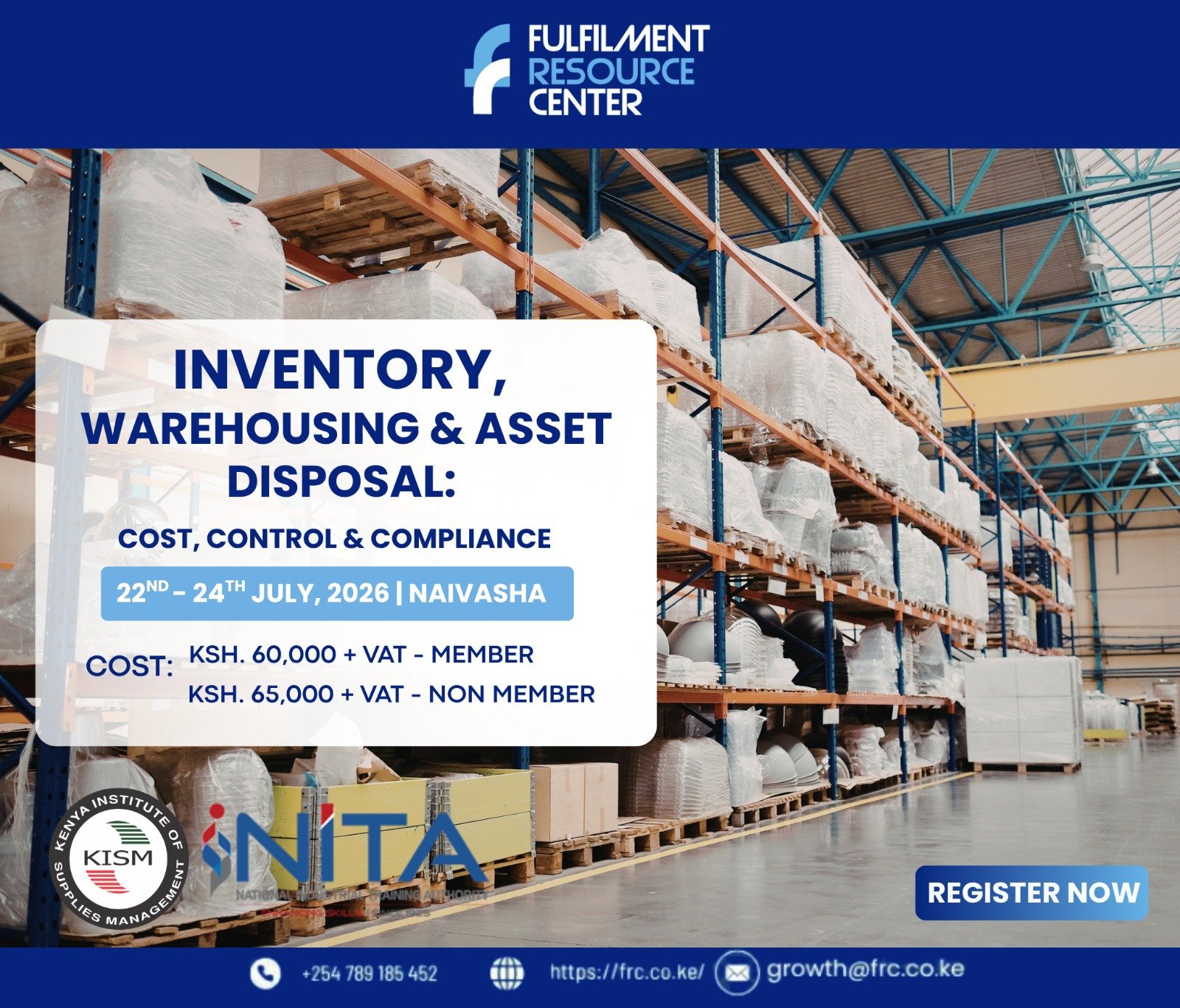 Inventory, Warehousing & Asset Disposal: Cost, Control & Compliance